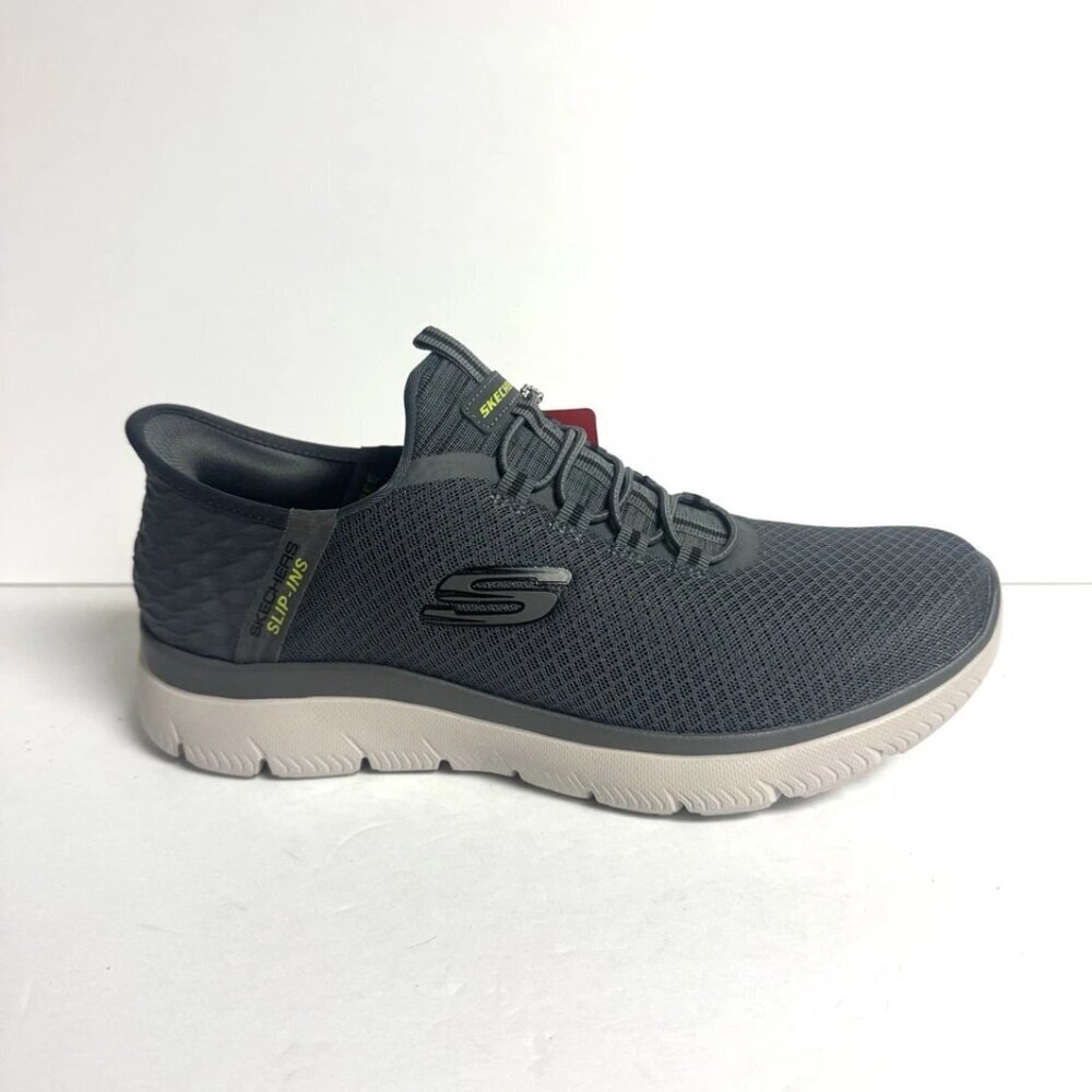 Skechers Womens Summits High Range Slip On Charcoal Size 8.5W